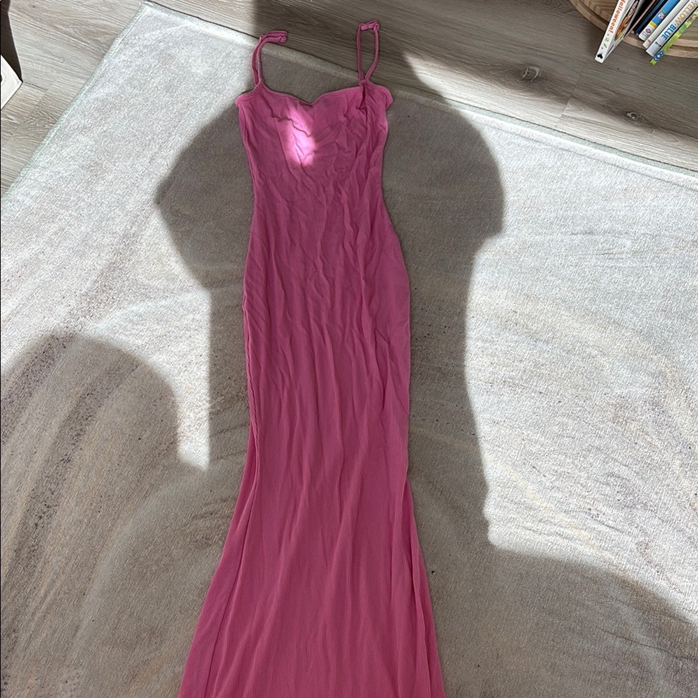 Skims Soft Lounge Slip Dress Bubblegum